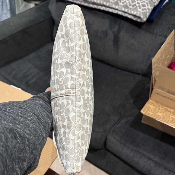 Coach Silver and Gray Crossbody Bag - Picture 5 of 13